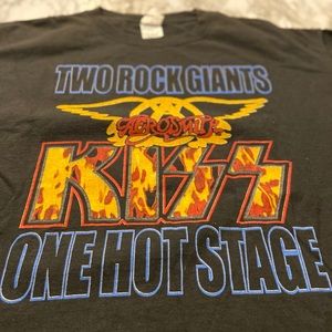 Kiss X Aerosmith Concert Tee